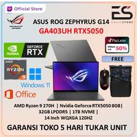 Gambar ASUS ROG ZEPHYRUS G14 OLED GA403UH RYZEN 9 270 RTX5050 32GB 1TB W11 OHS 14" WQXGA 120HZ - NON BUNDLING dari ENVICSTORE Kota Administrasi Jakarta Utara 1 Tokopedia