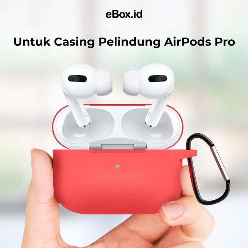 eBox Premium Silicone Casing Case Untuk Airpods Pro I13 Free Hook Protection Case 2