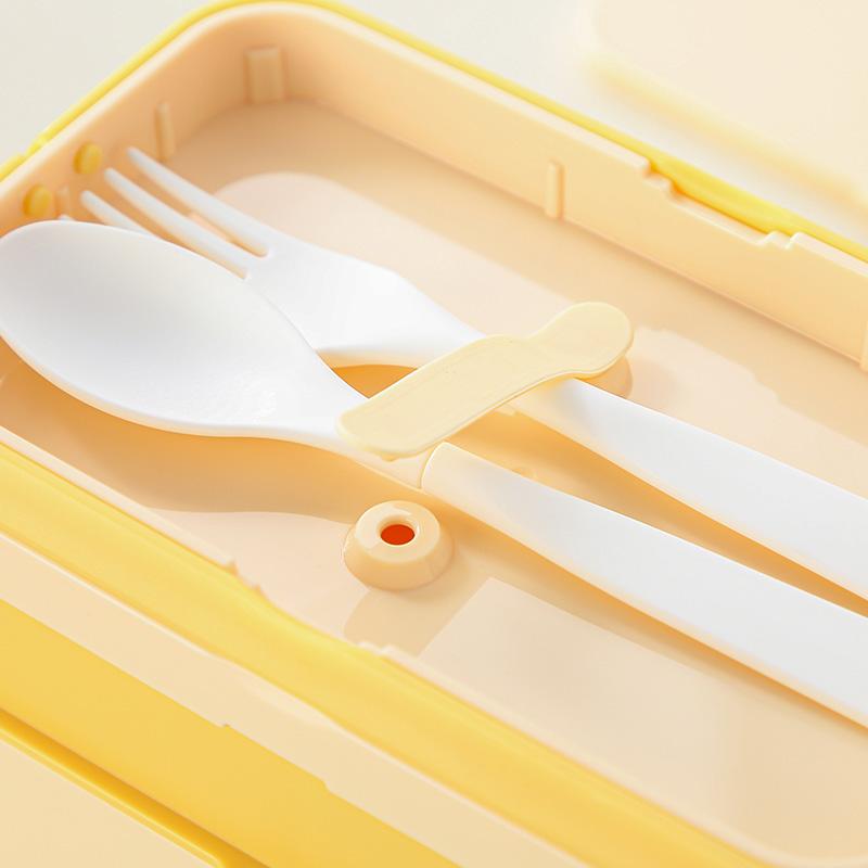 METKA Picnic Lunch Box Double Layer Food Storage Container Handle Camping Hiking Outdoor Portable Bento Box Travel Work School 8