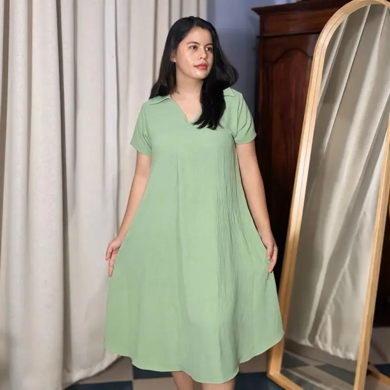 Daster Nona Bahan Crinkle Airflow Dress Nyaman Tidur 5