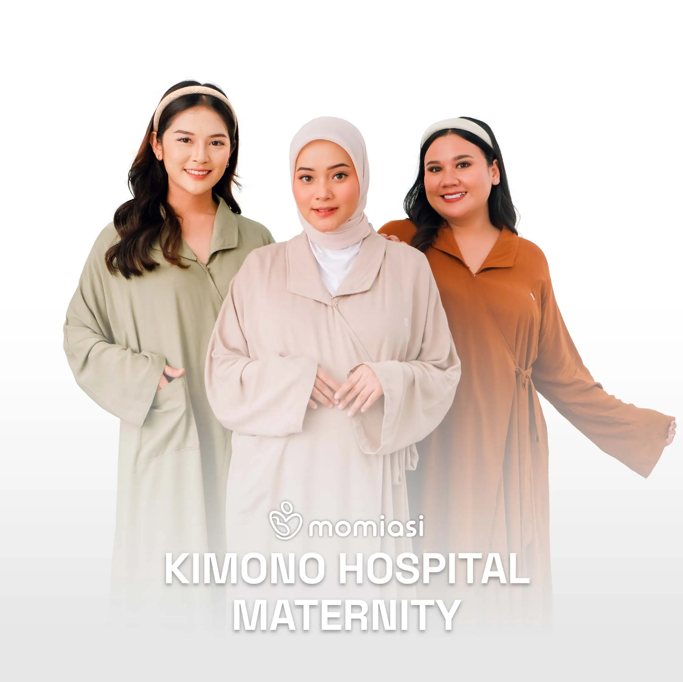 Momiasi – Yuki Home Dress Kimono – Daster Busui Lahiran Friendly- Maternity Hospital Kimono Rayon