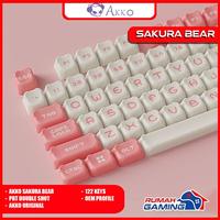 Gambar KEYCAP - KEYCAPS - OEM - AKKO SAKURA BEAR - PBT KEYCAP - 122 KEY dari Rumah Gamings Kota Administrasi Jakarta Barat 1 Tokopedia