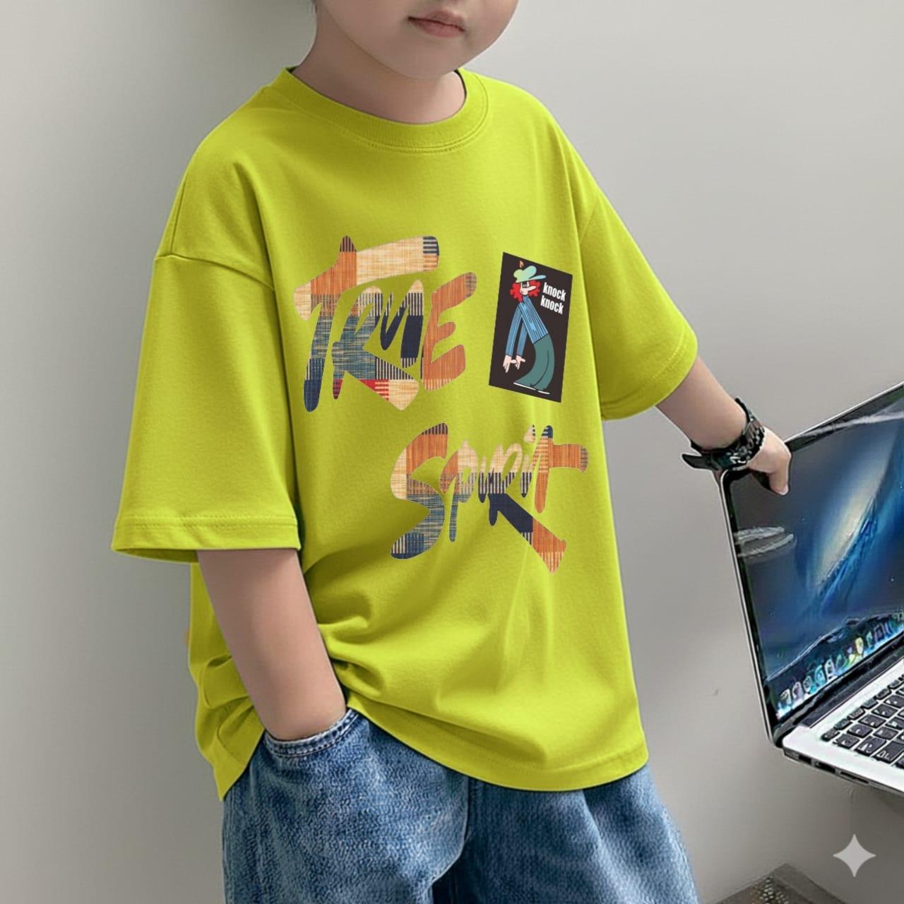 Kaos Distro OVERSIZE TRUE SPIRIT Anak Laki-Laki/Fashion Anak Laki-Laki Kekinian/Baju Anak Laki-Laki Model Terbaru/Kaos Anak Laki-Laki Viral