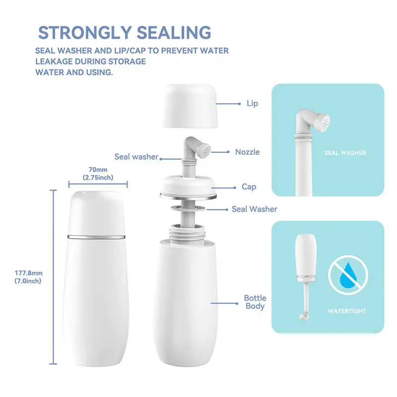 Zola Portabel Travel Bidet Sprayer Botol Bidet Personal Cleaner 380ML portable 5
