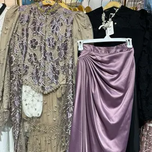 Set rok kondangan bunga Brukat