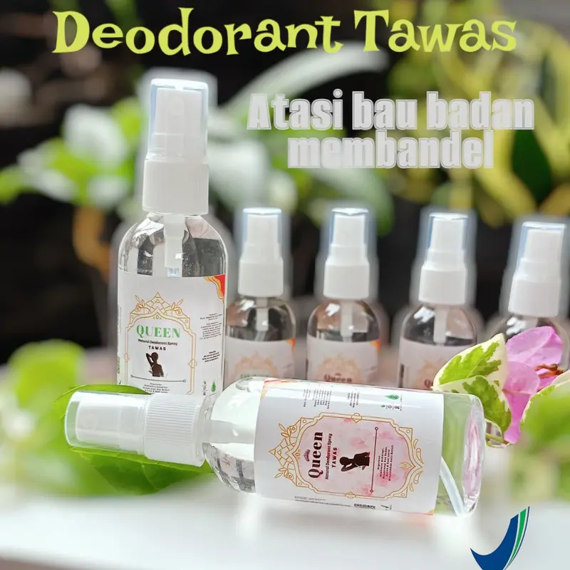 DEODORANT TAWAS SPRAY NATURAL 1 Botol Queen (60ml) 0
