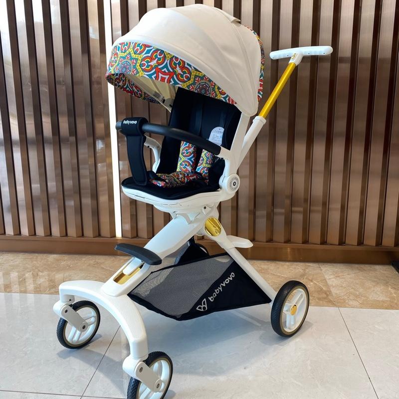 BABYVOVO V9 XE ĐẨY GẤP GỌN MỘC TRÀ 8