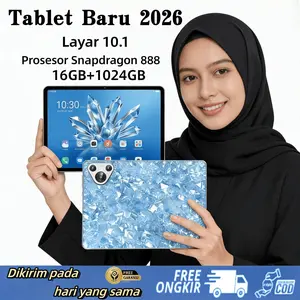 5G Tablet M66 Pro Snapdragon 888 10.8'inci [16GB+1TB] | Pengalaman Pro Layaknya PC | 120Hz OLED Real Color FullView Display | Ultra-tipi| COD Bluetooth Layar tablet .tab murah