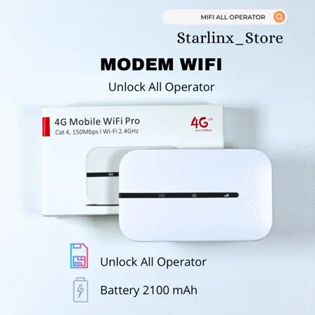 Modem Mifi Wifi 4G LTE Unlock All Operator MiFi 4G LTE