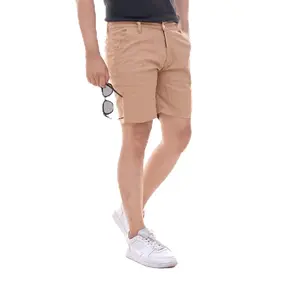 Celana Chinos Pendek Pria Stretch Terbaru denim kaku brutal Casual Cowok Dewasa Santai Hitam Shorts Nyaman Distro Slim Slimfit Panjang  Keren