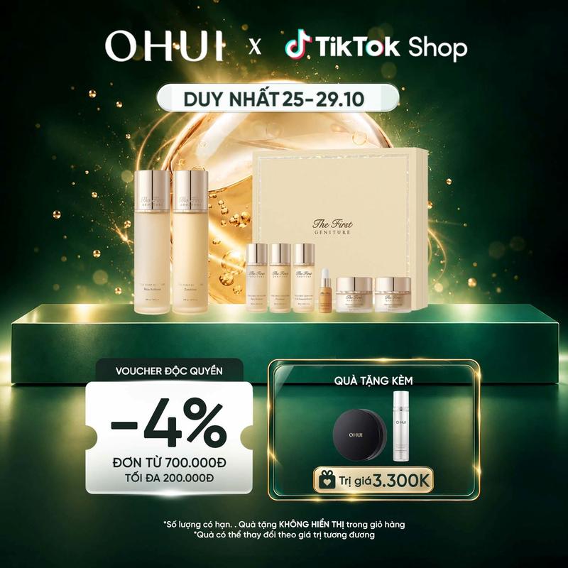 Bộ dưỡng chất 9 món tăng cường tế bào gốc tái sinh làn da toàn diện 6pcs set 410ml