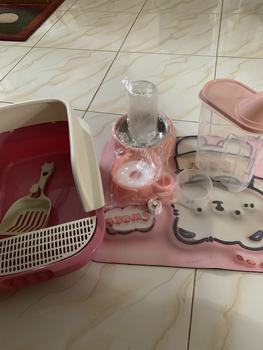 Product Review of ANGOLA Cat Litter Box M06 Tempat Bak Pasir Kucing Tempat Pup Toilet Kucing from 🐻**ৎ 0
