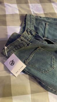 Product Review of COD LULU Biru Retro High Waist Kuolt Celana Jeans Panjang Wanita from c**e 0