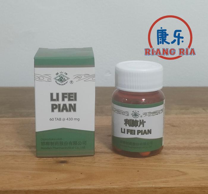 Gambar Li Fei Pian 60 tablet @430mg Kesehatan PARU Pereda Batuk dari TO Riang Ria Kota Administrasi Jakarta Utara Tokopedia