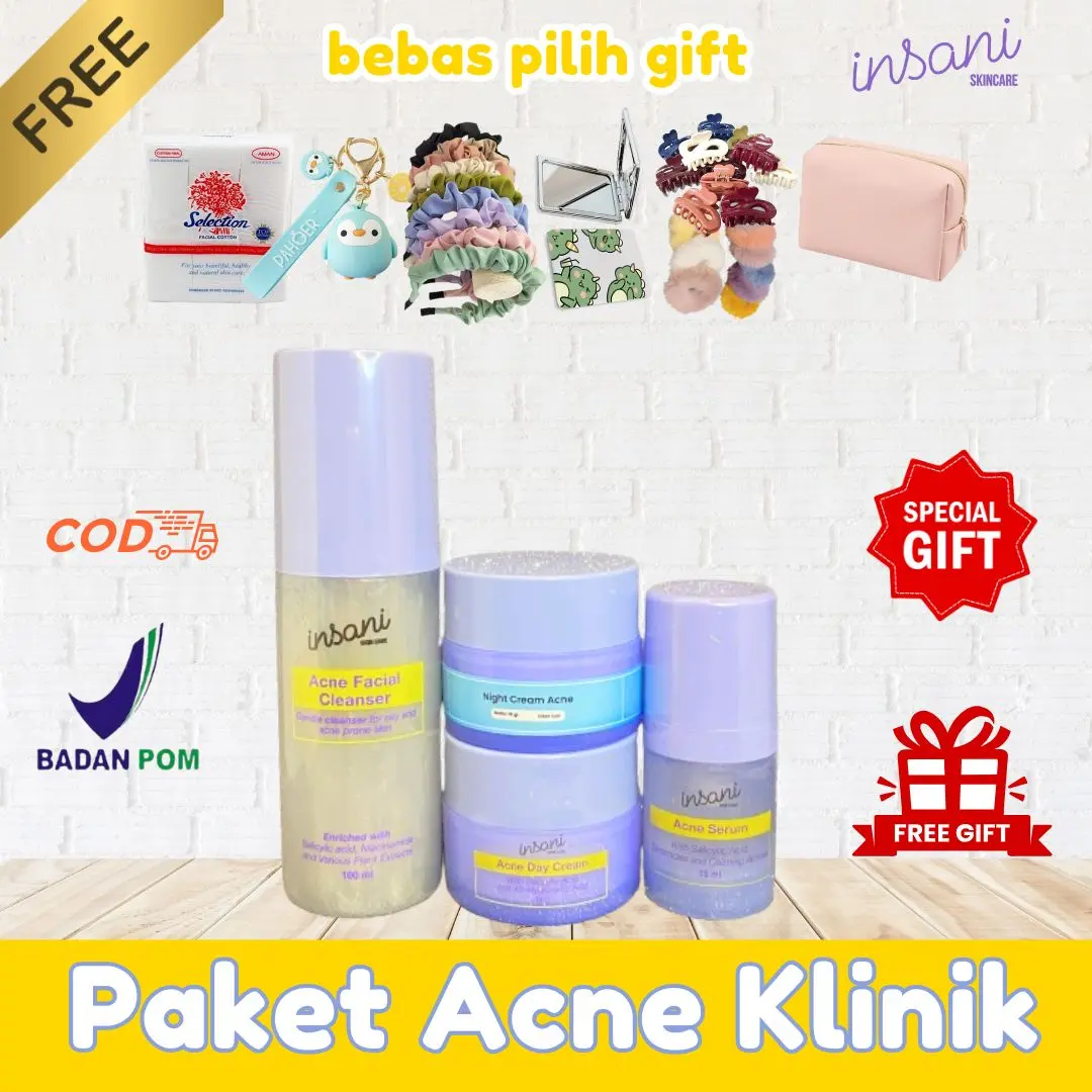 PAKET ACNE KLINIK INSANI SKINCARE - INSANI SKINCARE OFFICIAL