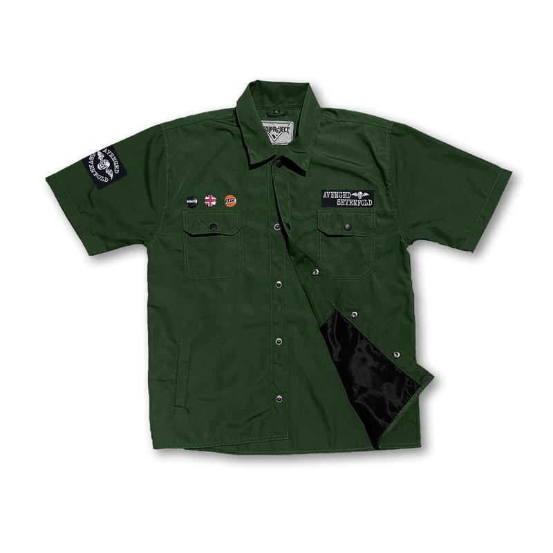 FALPROJECT CASUAL AVG 032 work shirt pria kemeja kerja dengan 6 pocket 1