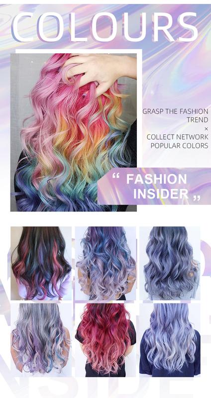 Product Introduction of 13 Colors Disposable Hair Dye Color One-off Hair Coloured Hair Beauty Tool 26