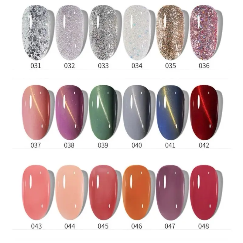 NEW CHARZIEG Kutek Gel Nail Gel Polish CHARZIEG PINK Nail Art UV LED 4