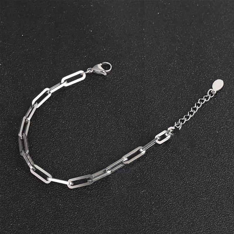 Product Introduction of French Bracelet Stainless Steel Beckham Bracelet Hip Hop Fashion Men Women Titanium Steel Couple Bracelet 3