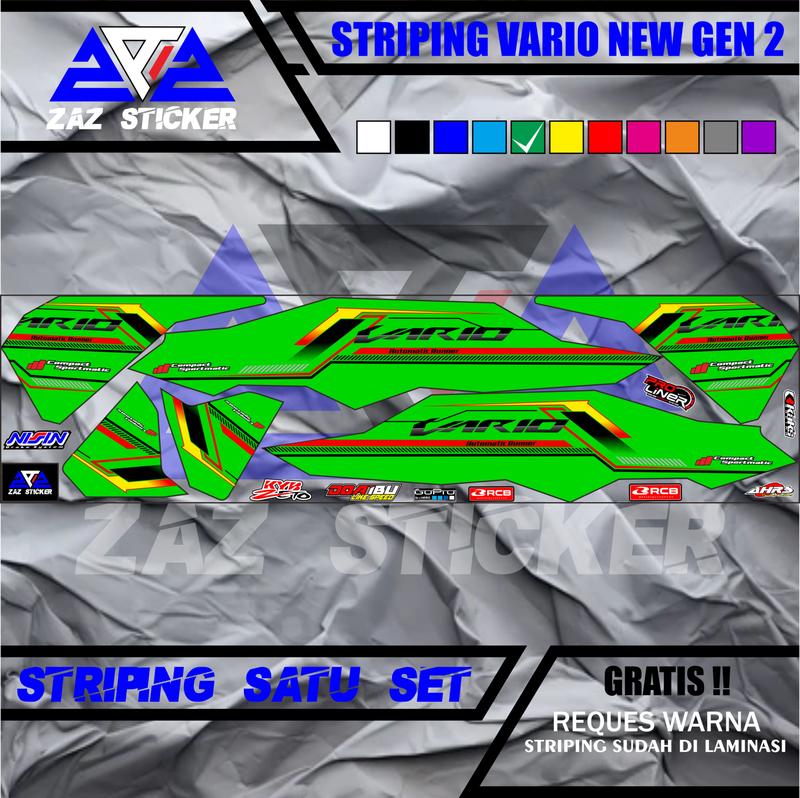 Product Introduction of Zaz Sticker Striping Vario New Gen 2 Design Motif 13 22