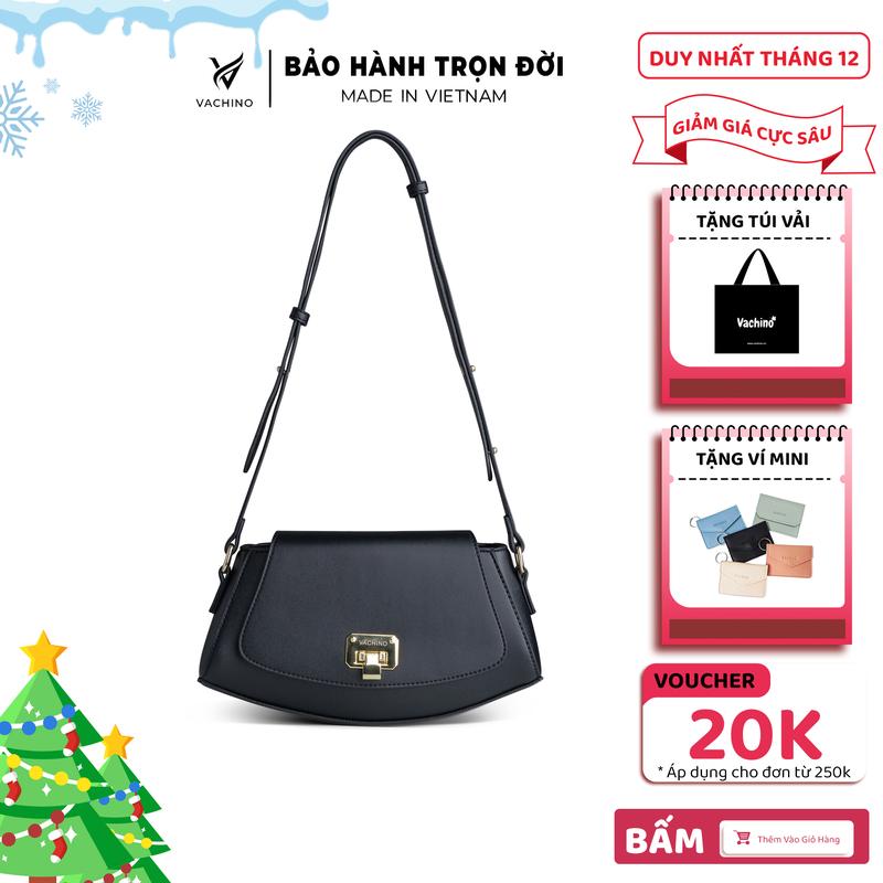 Túi xách đeo vai kiểu dáng phong cách sang chảnh tối giản cho nữ VACHINO-TX056 Bag Da
