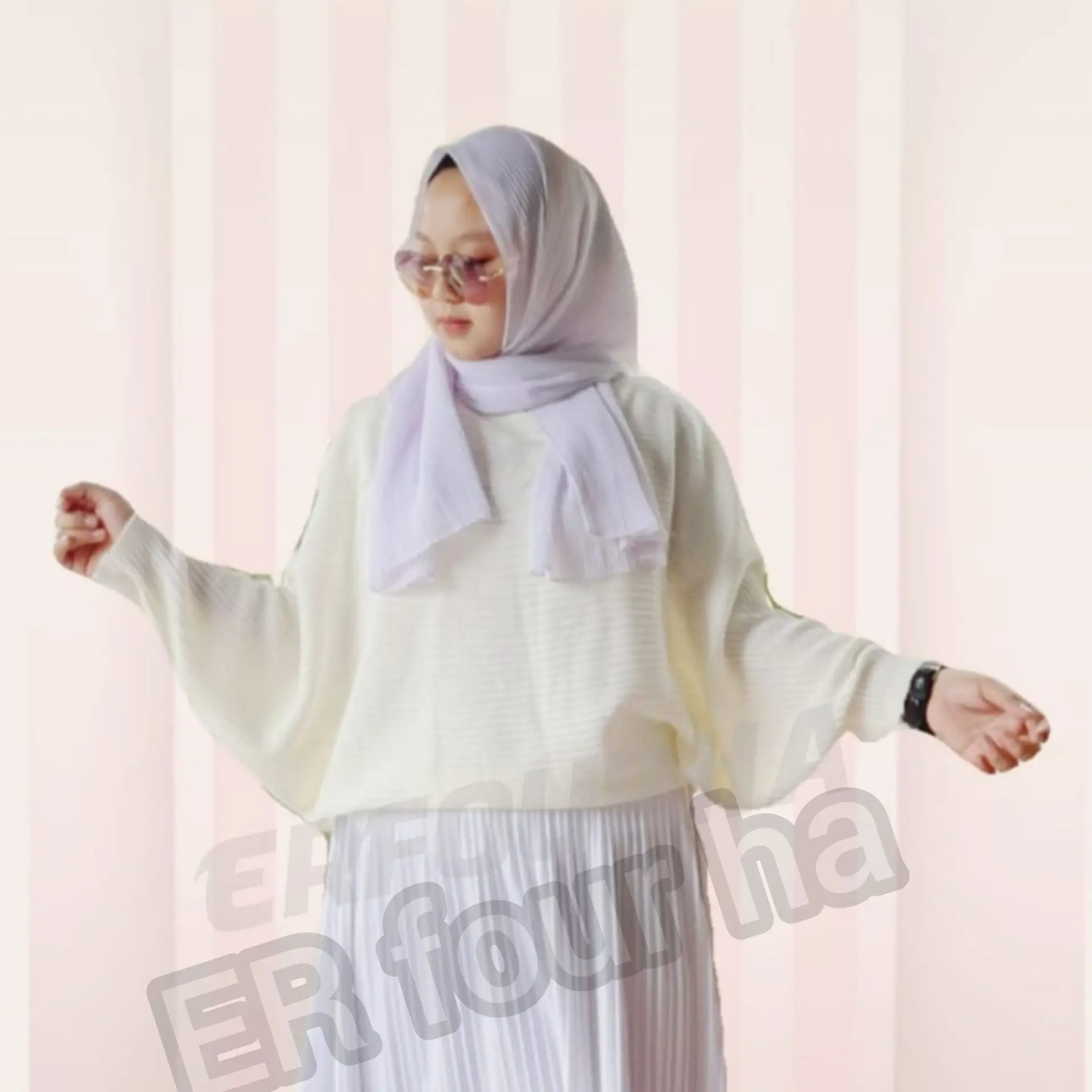 ZIKA batwing | sweater oversize | blouse rajut | lasperal fashion wanita | pakaian wanita