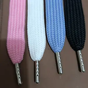 Tali sepatu gemuk lebar 2 cm tali sepatu gendut panjang 120 cm ujung besi