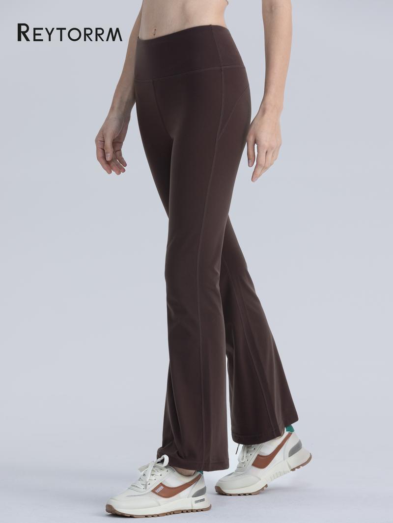 Product Introduction of Reytorrm Legging Sport Celana Yoga Wanita Celana Cutbray Basic Wide Leg High Waist Yoga Pants（CK066) Olahraga Pakaian Outdoor 5