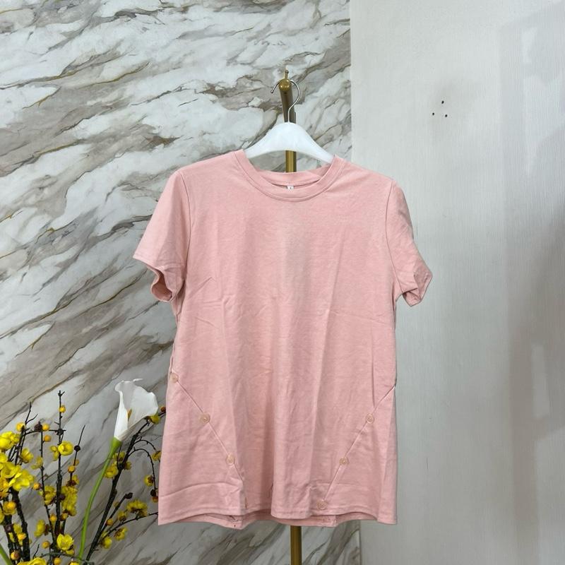 Atasan wanita 3477 lengan pendek motif kancing 2