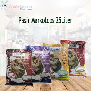 PASIR KUCING EKSPEDISI - PASIR GUMPAL WANGI - PASIR PREMIUM 30 LITER / 25 LITER
