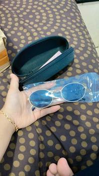Product Review of Kacamata Hitam Wanita Fashion Oval ABL9000PR Full Set Box dan lap Sunglasses from A**🖤 0