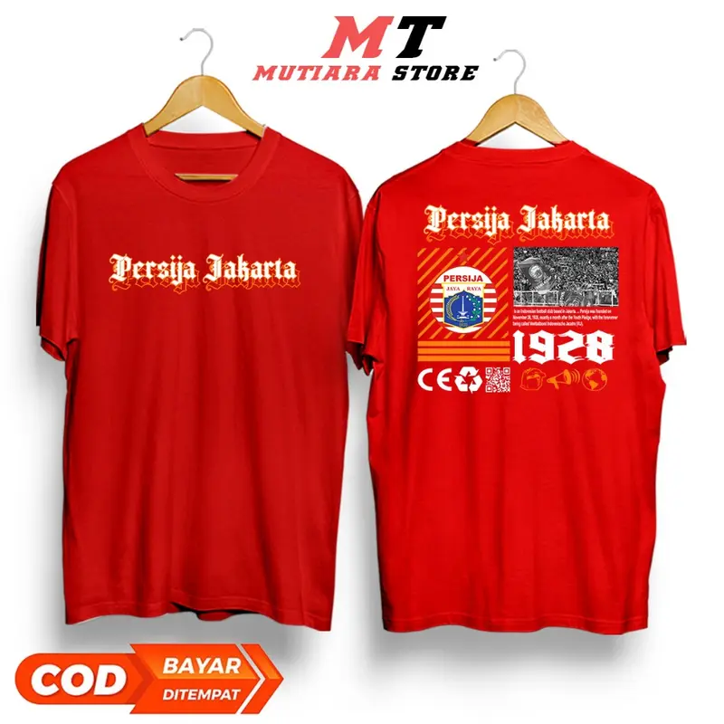 KAOS PERSIJA JAKARTA - KAOS THE JACK MANIA - KAOS MURAH - KAOS PREMIUM - KAOS TERBARU - KAOS COTTON COMBAD 30S - SABLON DTF - BAJU DISTRO - BAJU PRIA WANITA - ATASAN CEWEK COWOK - COD 1
