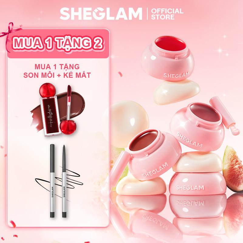  Son dưỡng môi SHEGLAM Hydra Jelly Pocket với cọ 