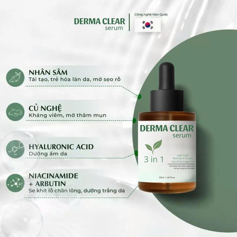 Serum Giảm Sẹo Rỗ Mụn Thâm Ginseng New Skin 30ml Hiệu Quả Tận Gốc TDK Skin