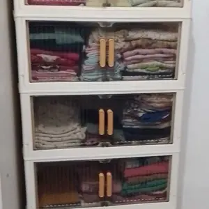 [COD 24h shipping] Tidy Tribe LEMARI PLASTIK JUMBO 50CM, LEMARI PLASTIK SUSUN, LEMARI PLASTIK LIPAT, LEMARI PENYIMPANAN SERBAGUNA, LEMARI PAKAIAN, LEMARI AWET, LEMARI MUDAH DIRAKIT