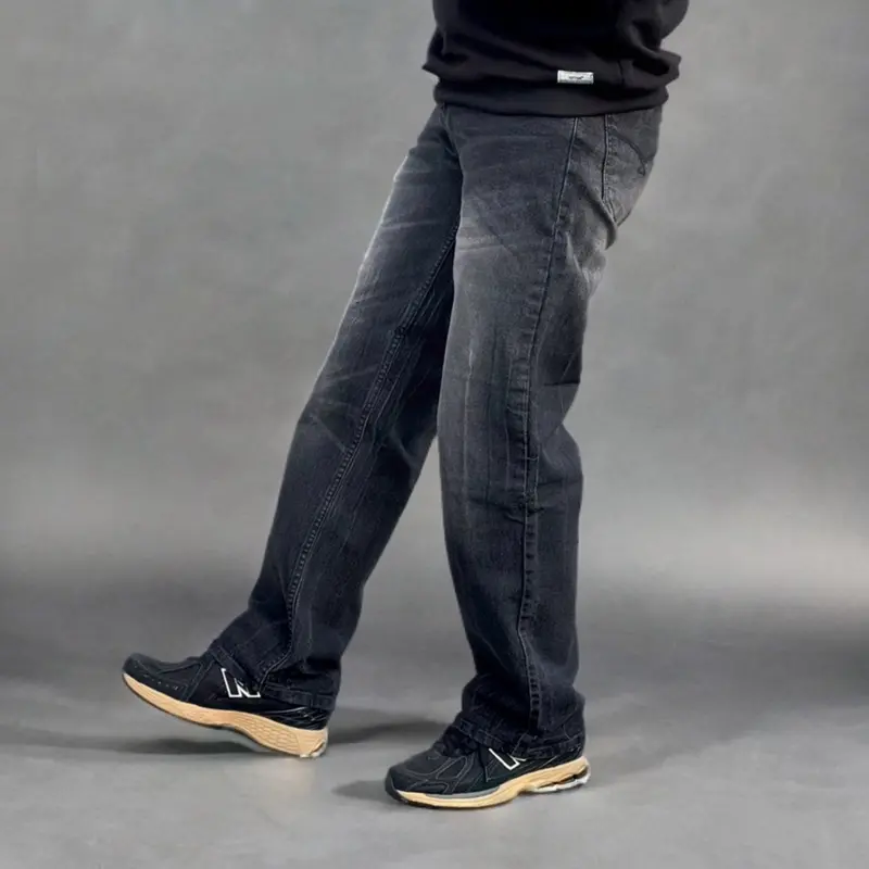 celana jeans loosfit gombrong terbaru / jeans gombrong / celana baggy / celana jeans loose gombrong stretch denim premium 0