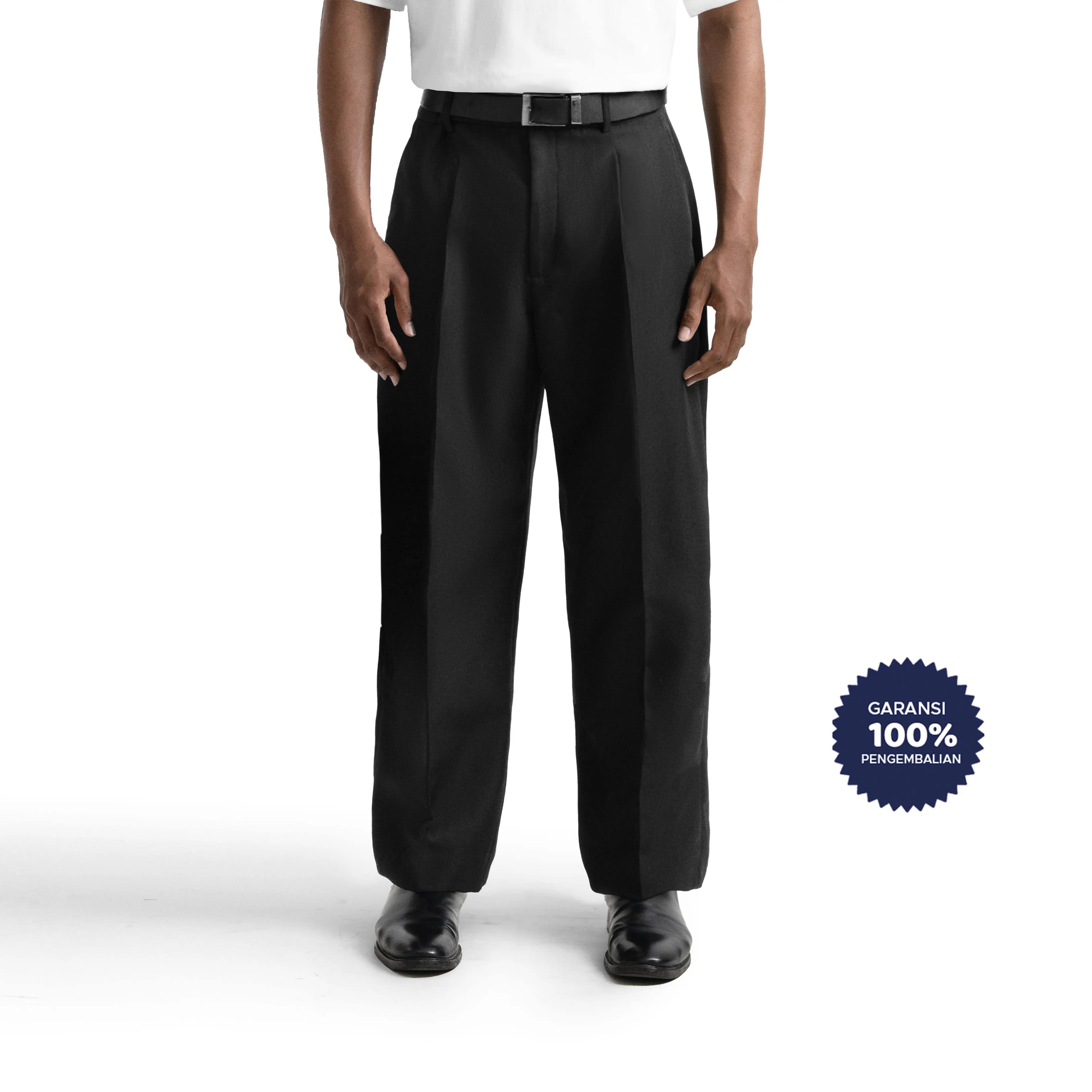 Celana Panjang Lebar Pria Pleated Wide Loose Trouser by CELANASTUDIO