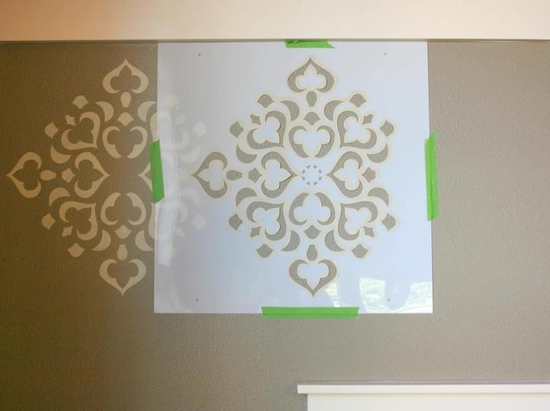 Product Introduction of 30cm - 70cm Wall Stencil Decor For Painting Template Decorative Brick Plaster Rollers Tiles Rococo Brickwork Leaf Floral S006 28