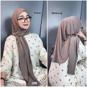 HIJAB INSTAN OVAL JERSEY / HIJAB PASHMINA INSTAN KAOS JERSEY/ PASHMINA INSTAN MURAH BY ASSYLA HIJAB