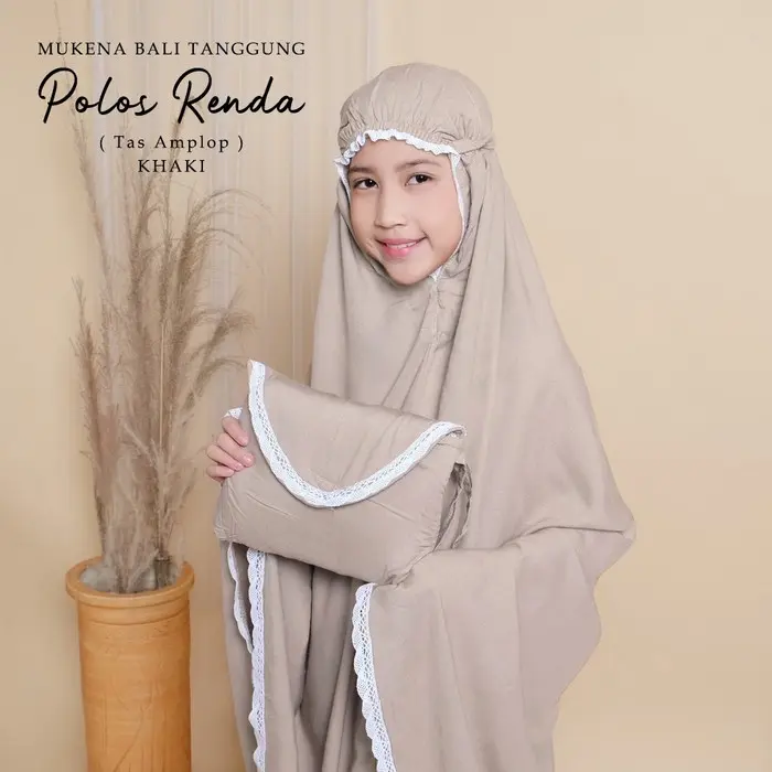 MUKENA ANAK || MUKENA POLOS TANGGUNG || MUKENA RENDAH Muslim KEKINIAN Nyaman 4