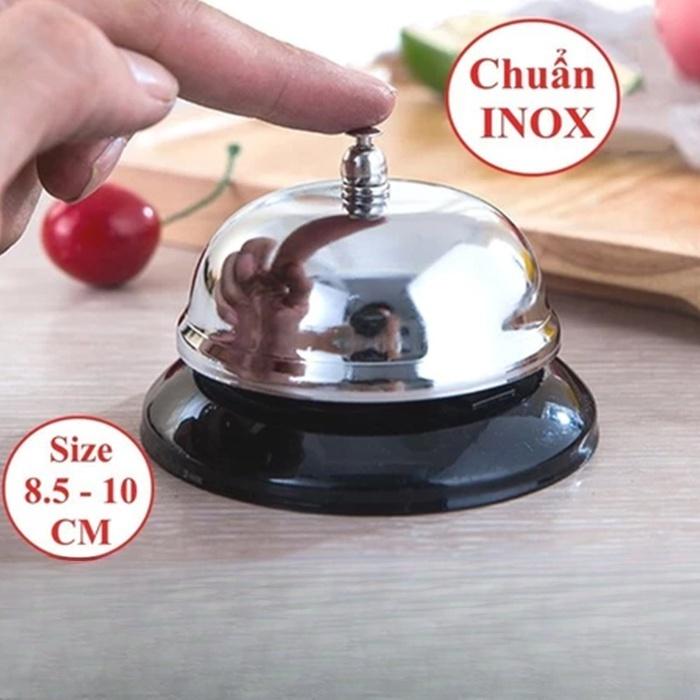 [Hàng Nhập Khẩu] Chuông Bấm Halli Galli Để Bàn Inox 304, Gọi Bồi Bàn Phục Vụ Nhà Hàng, Nhà Bếp, Hỗ Trợ Người Người Già
