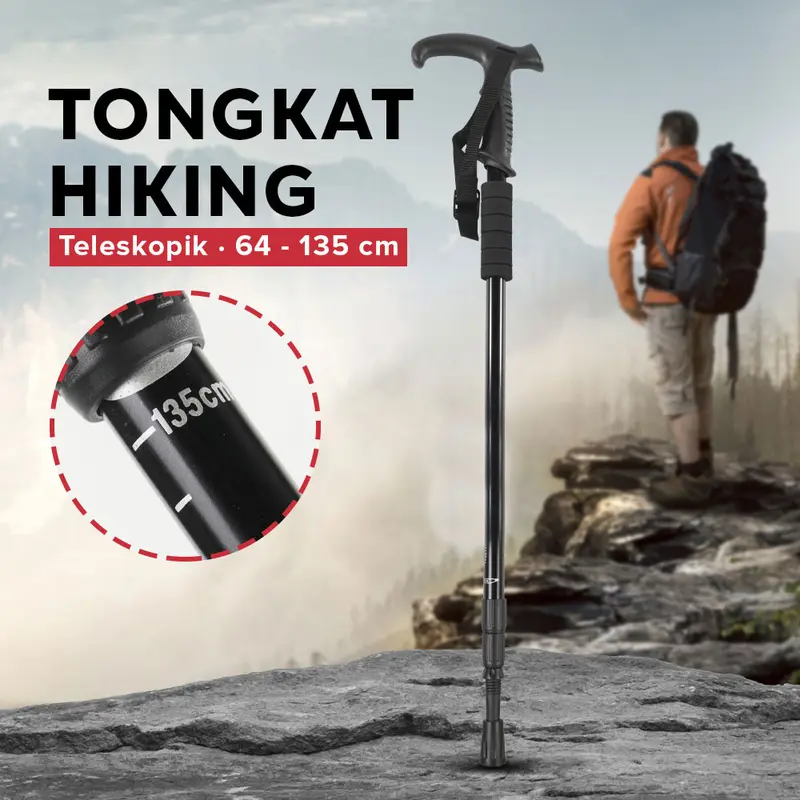 Trekking Pole YILAN Alat Bantu Mendaki Alpenstocks Climbing Tool Odin Not  Specified - Main Image