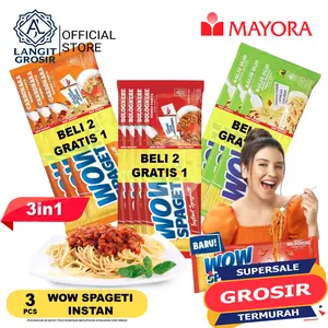 WOW SPAGETI Instan Special Promo isi Beli 2 Gratis 1 / Wow Spageti 3in1
