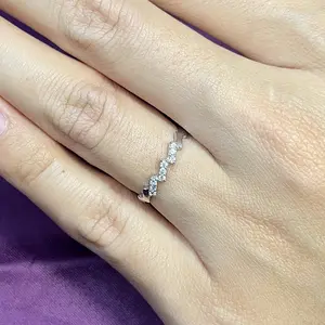 Cincin Perak 925 Wanita Elegan Mewah Anti Karat, Tidak Hitam, Aurora, Hadiah Spesial Wanita