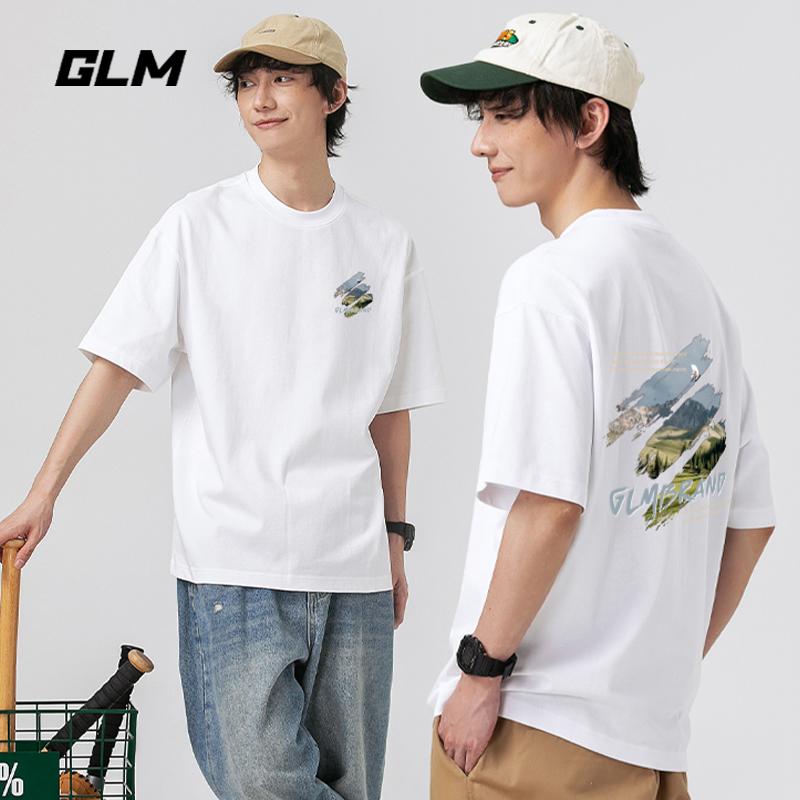 【GLM】soft-2 G3เสื้อยืดคอตตอนลายกราฟฟิตี้อันโดดเด่น! สวมใส่ได้ทุกฤดู ดูดีมีสไตล์ 2025 เสื้อยืดมาใหม่ 