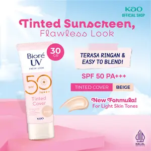 Biore UV Fresh Look Tinted Cover Beige SPF 50 PA+++ 30 gr