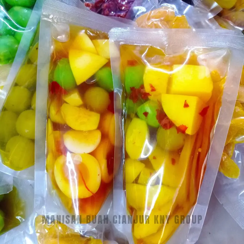 Manisan buah cianjur 400 gram asinan buah camilan buah asinan pedas buah segar Makanan 6