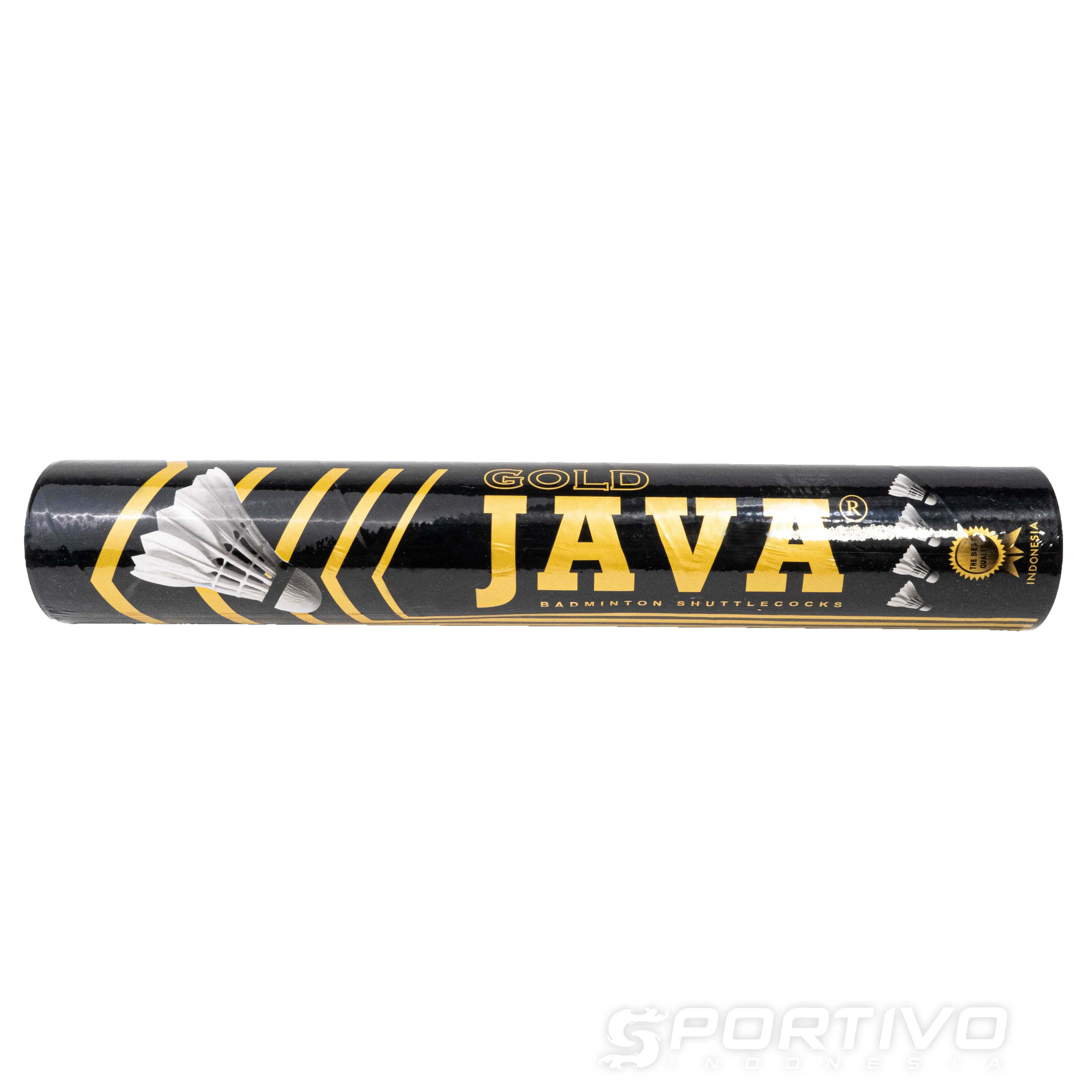 Java Gold Shuttlecock Badminton Bulu Raket
