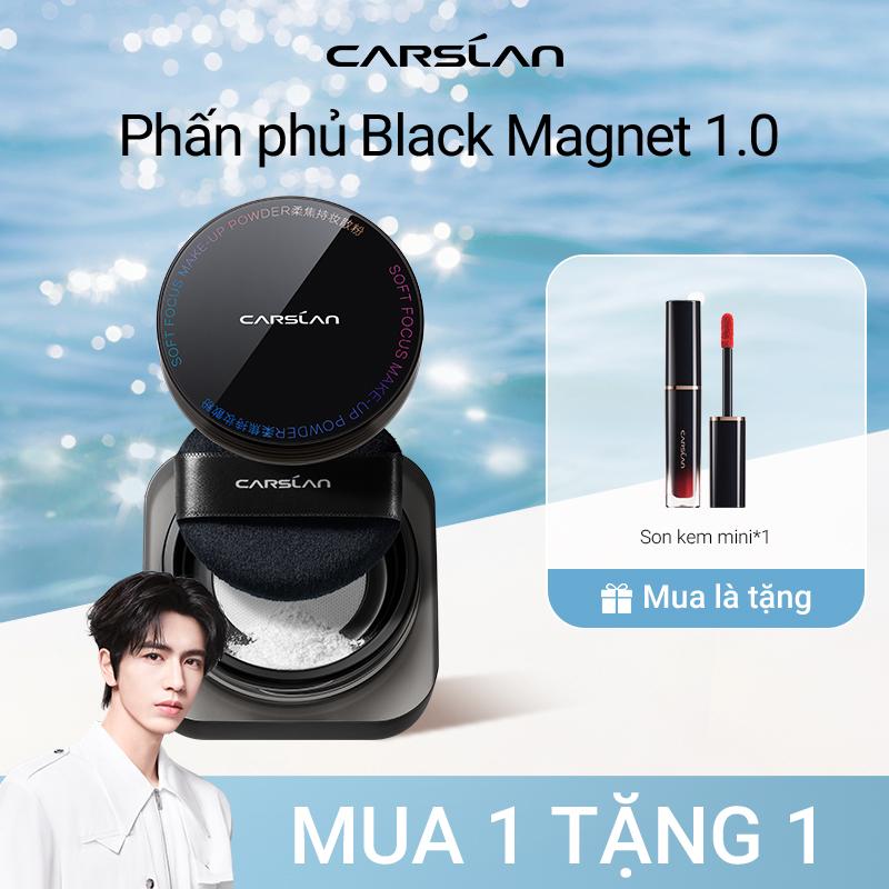 Livestream Phấn Phủ Dạng Lỏng Kiểm Soát Dầu Lâu Trôi Từ Tính Màu Đen Carslan 8g + Free gifts Son kem mini*1