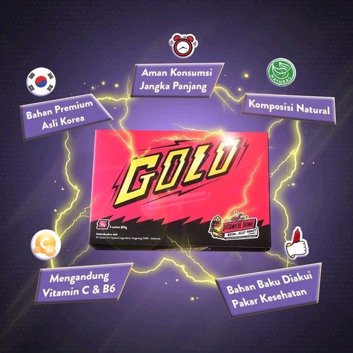 Golo Ginseng Pria Original Box Royal Jelly & Banan Sachet - Royal Jelly, 2 Box + Tumblr
